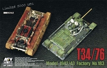 AF35S57 Танк  T-34/76 1943 with transparent turret