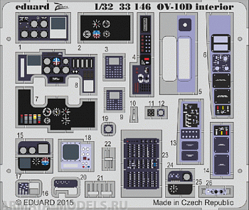 33146ED  OV-10D Interior 1/32