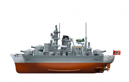 WB-002 Warship Builder Series Scharnhorst Meng