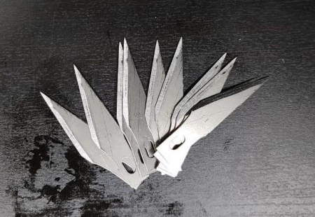 T-005 RPG Набор 30-градусных лезвий для ножа (10 шт) 30 degree bevel blade X10 piece set