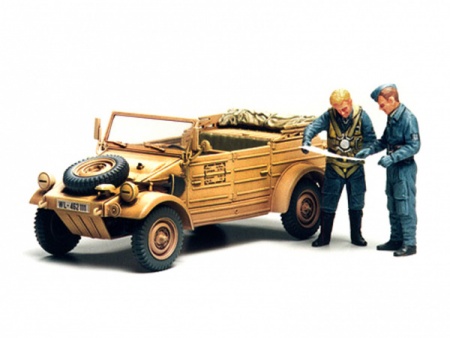 32501T Машина KUBELWAGEN TYPE 82 с 2 фигурами пилотов Tamiya