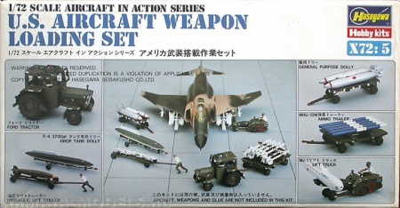 35005 Служба обеспечения U.S. AIRCRAFT WEAPON LOADING SET Hasegawa